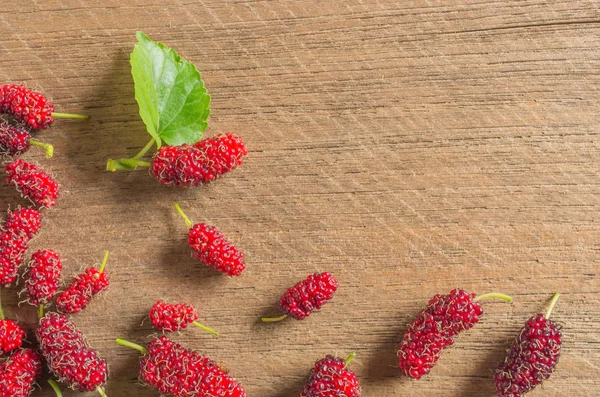 Sabahları doğal ışık bir fon ile taze dut.