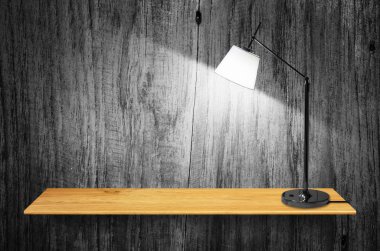 Kitaplık lamba - ürün görüntü için duvar üzerinde.