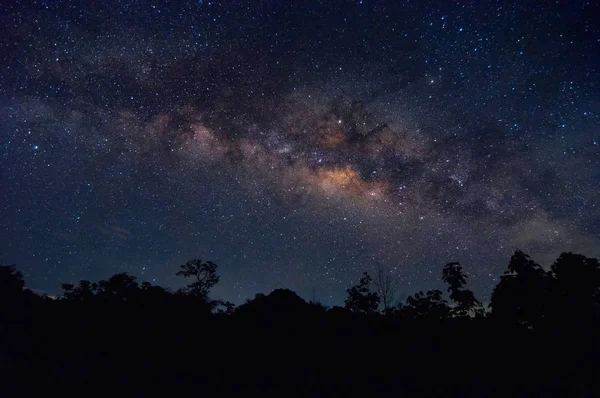 Detalj Från Det Milky Långt Länge Hastighet Exponering — Stockfoto