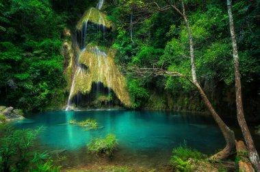 Pha Nam Yod şelale Krachan Kaeng: Phetchaburi, Thailand, tropikal derin ormandaki.