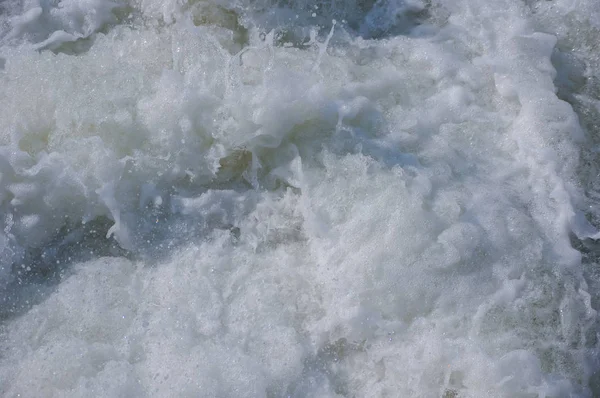 Ondas Agua Variaciones Presión Agua Causadas Por Presión Viento Impacto —  Fotos de Stock