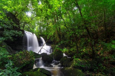 Adam Daeng şelale, şelale ile sonbahar renk değiştirmek güzel doğa.