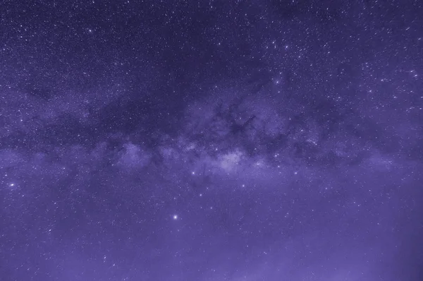 Ultra Violet Tone Milky Way Galaxy Stars Space Dust Universe — Stock Photo, Image