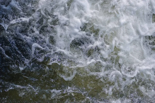Волны Воды Колебания Давления Воды Вызванные Давлением Ветром Ударные Волны — стоковое фото