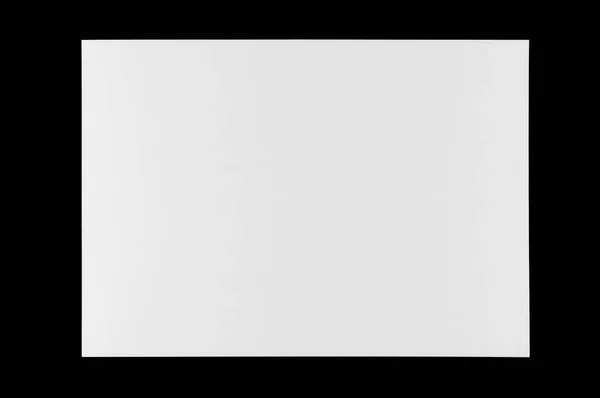 Blank Sheet Paper Isolated White Background Clipping Path — 스톡 사진