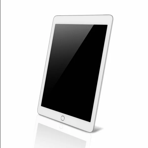 Tablet Digital Com Tela Preta Branco Quadro Bourne Silver Cor — Fotografia de Stock