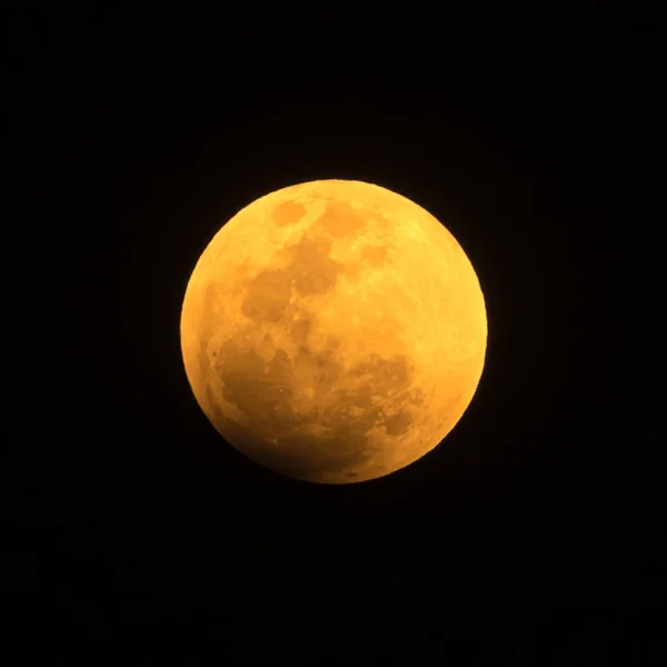 Obraz Panoramiczny Łącznych Lunar Zaćmienia Krwawego Księżyca Lub Blue Moon — Zdjęcie stockowe