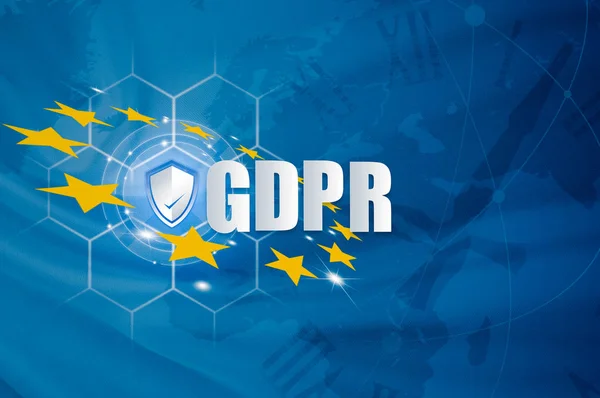 스마트폰 일반적인 데이터 Gdpr 전역에 데이터 법률을 이루도록 — 스톡 사진