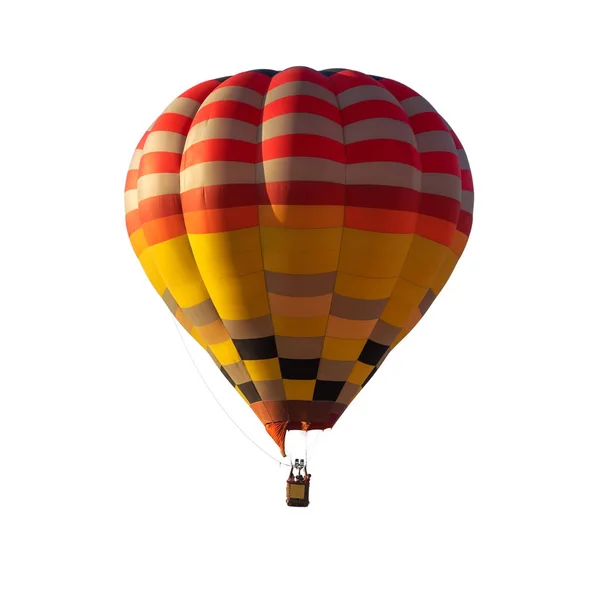 Vackra Multi Färgade Ballong Isolerad Vit Bakgrund Med Urklippsbana — Stockfoto
