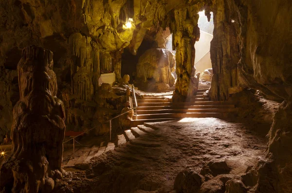 Amazing Khao Luang Caves Phetchaburi Thailand — Stock Photo, Image