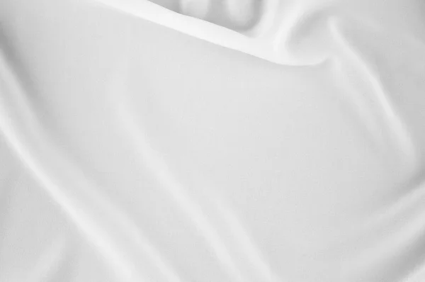 Гладкий Елегантний Білий Шовк Або Атласна Розкішна Тканина Весільний Фон — стокове фото