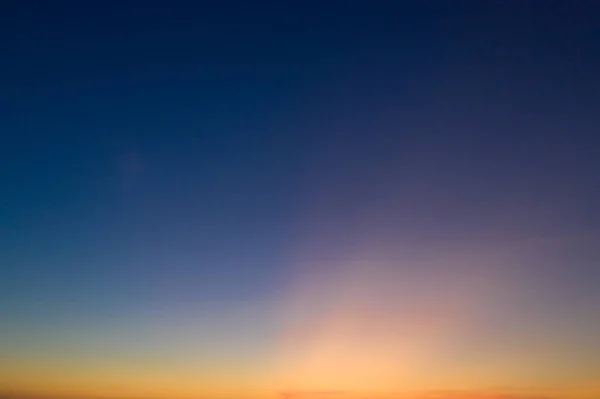 Luchtfoto Van Mooie Heldere Hemel Bij Zonsondergang Voor Achtergronden Textuur — Stockfoto