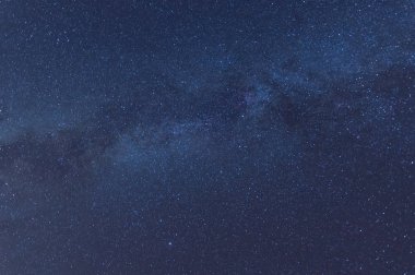 Yıldızlar ve Uzay tozu evrenin uzun pozlama ile Samanyolu.