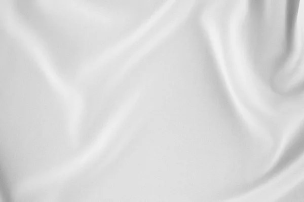 Glatte Elegante Weiße Seide Oder Satiniertes Luxustuch Als Hochzeitshintergrund Luxuriöse — Stockfoto