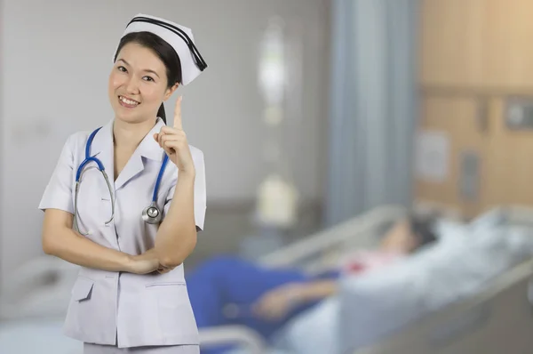 Asiatico infermiera — Foto Stock