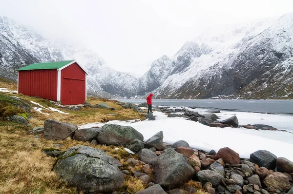 ノルウェーの冬. — ストック写真