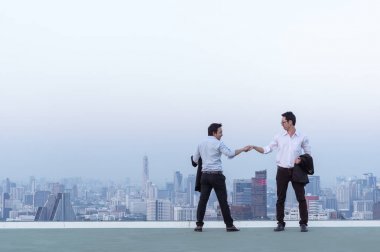 İş takım çalışması konsepti