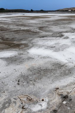 Doğal Tuz Flats, Cabo de palos, La Manga, Murcia, İspanya Marchamalo ve Las Amoladeras plaj