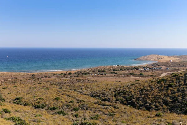 스페인 무르시아의 칼블랑크 국립공원의 해안선 — 스톡 사진