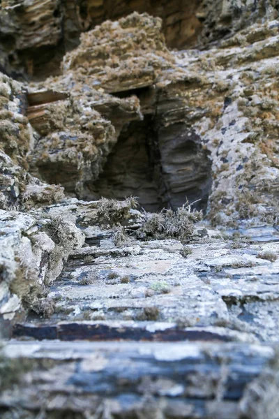 Hegyi Barlangok Tetején Monte Las Cenizas Pea Del Guila Regional — Stock Fotó