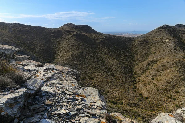 Montañas Paisaje Del Parque Nacional Calblanque Murcia España — Foto de Stock