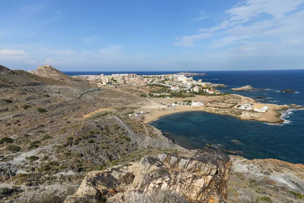 Panoramisch Uitzicht Cabo Palos Vanaf Het Regionaal Park Monte Las — Stockfoto