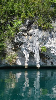 Waigeo Mayalibit koyunda Jungle Görünümü. Raja Ampat, Batı Papua, Endonezya