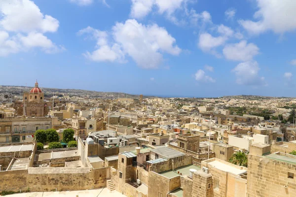 Panoramisch Uitzicht Rabat Victoria Gozo Malta — Stockfoto