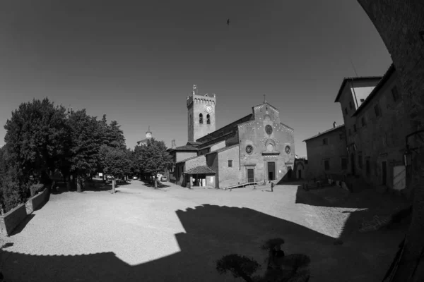 Torre Dell Abbazia Basilica San Miniato Monte Toscana Italia — Foto Stock