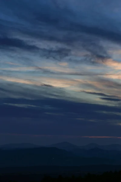 Blaue Landschaft Der Toskana — Stockfoto