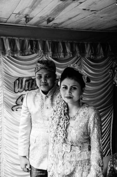 Monte Gede Giava Occidentale Indonesia Giugno 2010 Tipico Matrimonio Tradizionale — Foto Stock