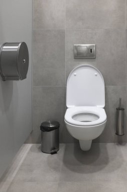 Genel tuvalet, tuvalet, iç, modern şehir banyo ...