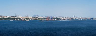 Topkapı Sarayı 'ndan İstanbul ve İstanbul panoramik manzarası