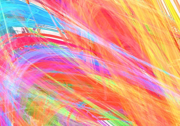 炎ブレンド 色波フラクタル抽象 — ストック写真