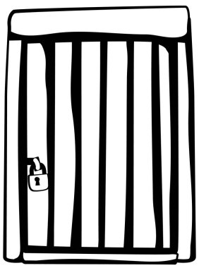 Kapı ahşap çizgi çizme