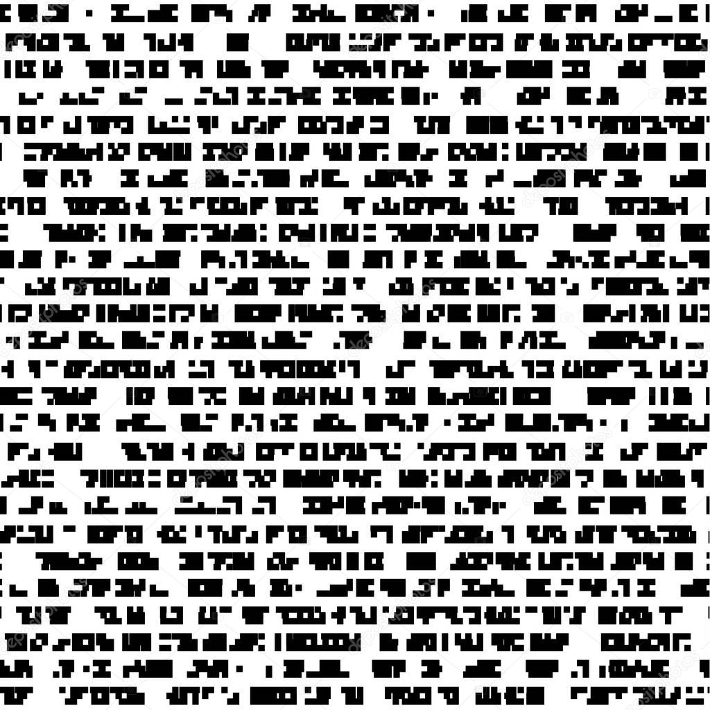 Cryptic Text Texture Pattern Tile