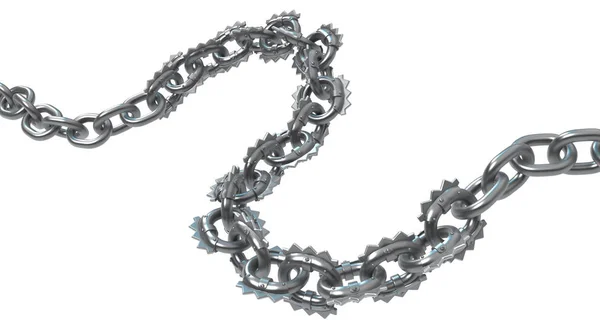 Saw Chain Links — Stock Photo, Image
