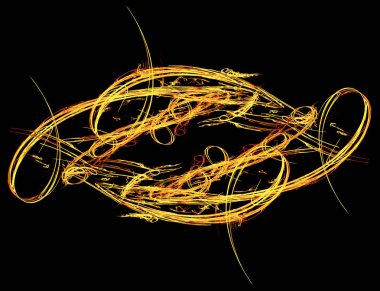 Fiery Line Ikiz döngüler yansıma