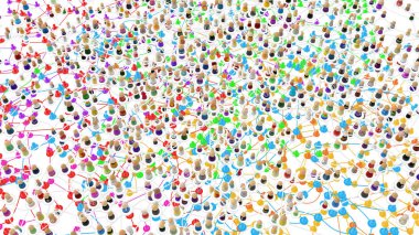 Karikatür Kalabalık Katmanlı Sistem, Renklerüstü