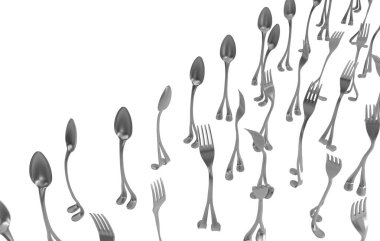 Çatal Metal Bacaklar, Kaşık Hattı Kalabalık