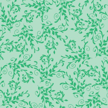 Dikişsiz vintage çiçek desenli