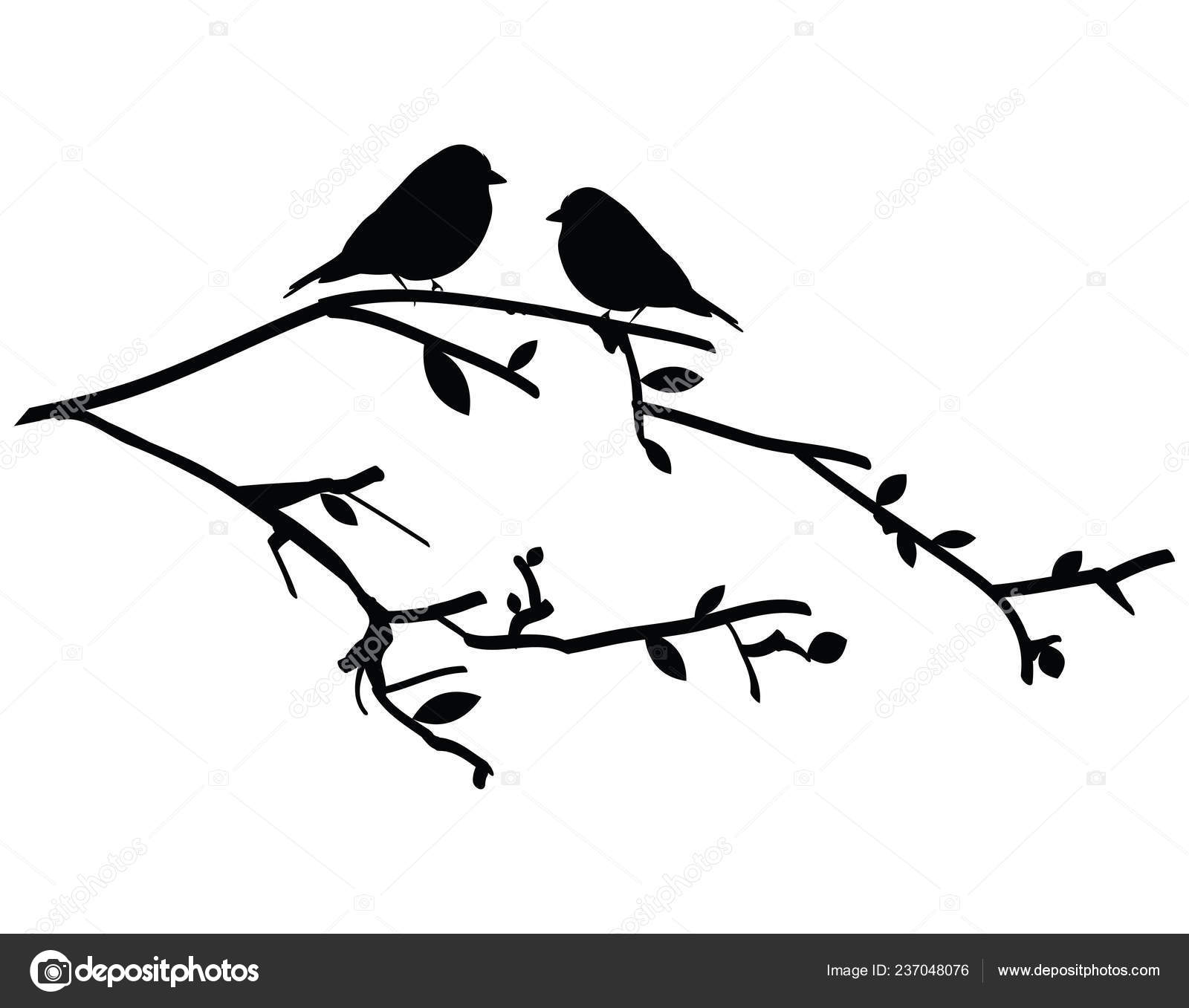 Bird And Tree Silhouette