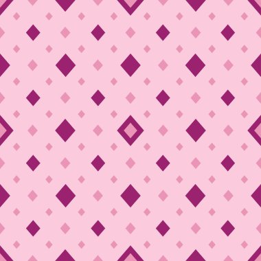 Pembe geometrik elmas pürüzsüz desen