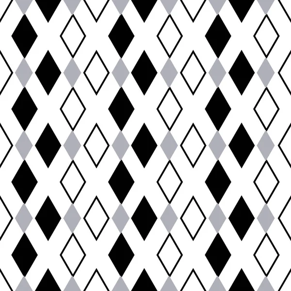 Nahtloses Geometrisches Muster Mit Rautenformen — Stockvektor