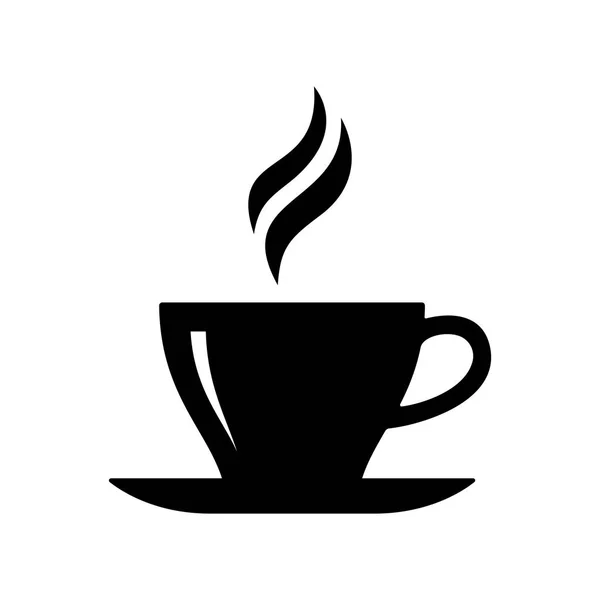 Icono Café Taza Ilustración Vectorial — Archivo Imágenes Vectoriales