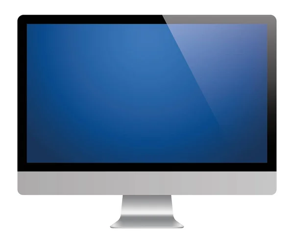 Monitor Van Computer Vectorillustratie — Stockvector