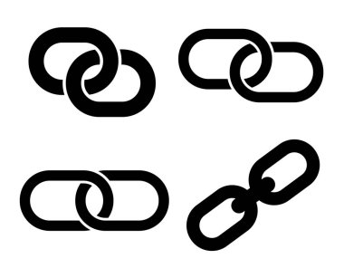 Simge Bağlantısı. Vektör İllüstrasyonu