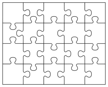 Bulmaca. Vektör çizim Eps 10