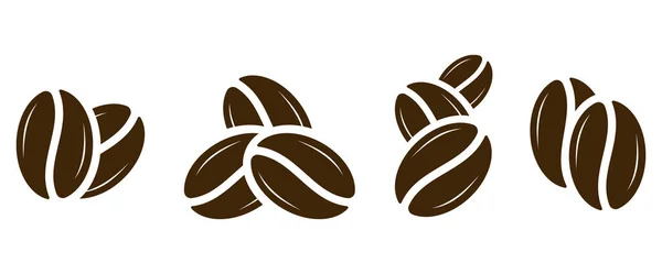 Icono Del Café Café Frijoles Ilustración Vectorial — Vector de stock