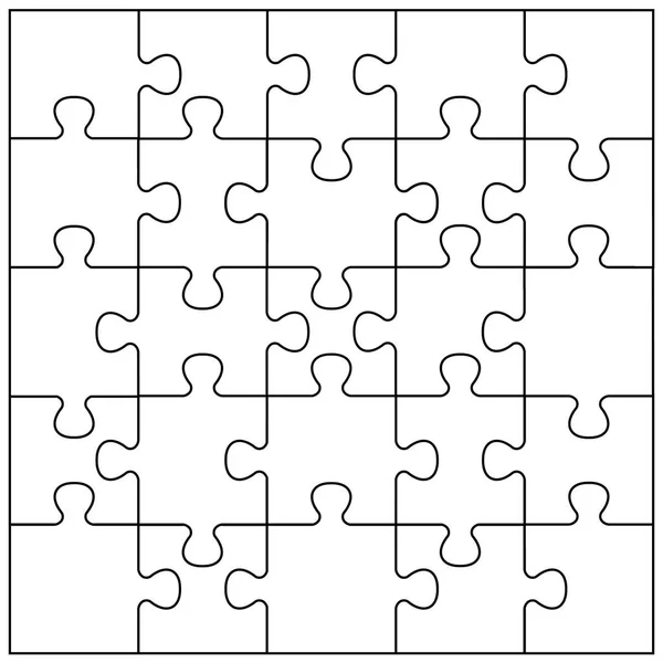 Puzzle Puzzle Illustration Vectorielle — Image vectorielle